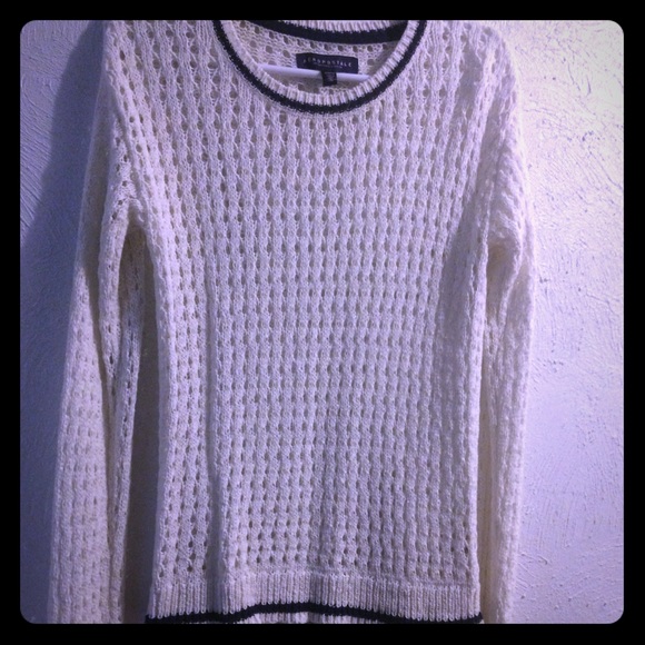 Mid 2000s Aeropostale Open Knit Sweater - Picture 6 of 8